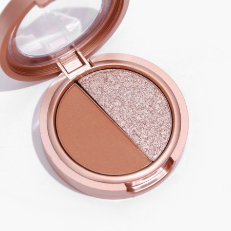 Professional palette of eye shadow, 2 colors-3