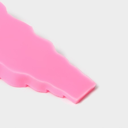 Mold "Semispheres", silicone, 14 × 7 × 2 cm, 12 cells, pink color-4
