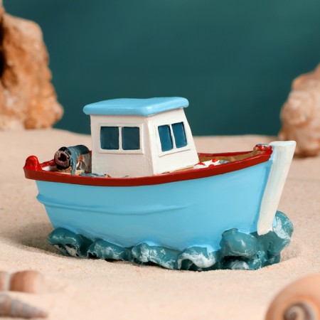 Surfacing ship "Fisherman" 10*6*6cm-5