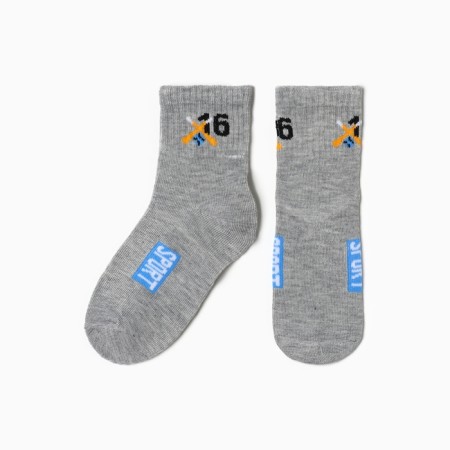 Children's socks, mix color, size 15-17-1