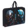 Folder with A4 handles, 340 x 245 x 35 mm, plastic, zipper around, Hatber "Avatar"
