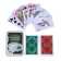 Plastic Plastic Maps "Poker Range", 54 pcs, 28 μm, 8.8 x 5.8 cm, mix