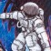 Cover for children's Ethel 1.5 joint venture "Space Surfer", 145x210 cm, microfiber