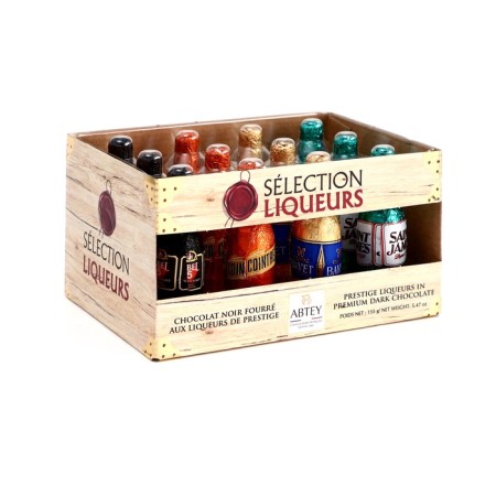 New Year. Figure chocolate Selection Liqueurs, with alcoholic filling, assorted, 13 ± 1 g-1