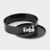 The form for baking the share "Elin. Circle ", d = 24 cm, removable bottom, anti -stick coating, black color