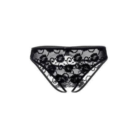 Erotic panties Erolata, with an insert of stretch nets, black, size 50-52-7
