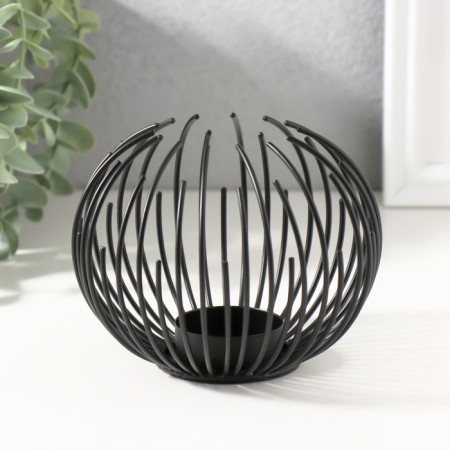 Summary on1 Supplone Metal D = 5 cm "Ball from the rods" black 11.5x11.5x9.5 cm-1