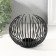 Summary on1 Supplone Metal D = 5 cm "Ball from the rods" black 11.5x11.5x9.5 cm
