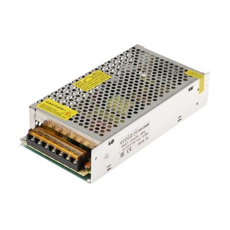 ECOLA power supply for 24 V LED tape, 200 W, IP20