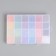 Glass 8/0 (3 mm) in the box "Pastel" 24 colors x 15 g 19x13x2.1 cm
