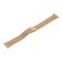 Solomon watch strap, 20 mm, metal, L-17 cm, gold