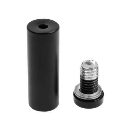 Remote holder for signs, 16x50 mm, black color, set 6 pcs.-1