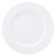A set of two white plates from the Edge collection, 26 cm