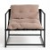 Dublin stool, collapsible, black coffee