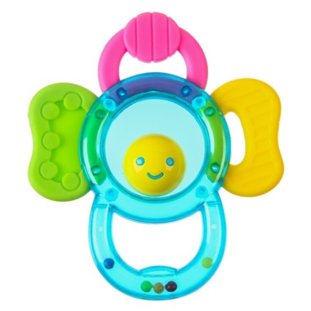 Rattle "flower" with a teether-1
