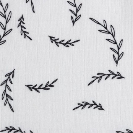 Set of cradle of mushine crumb I "Leafs" 75x120sm-2pcs, 100% cotton-1