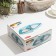 Set of glasses glass tokio, 6 pcs, d = 19.5 cm, blue color