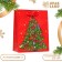 Laminated "New Year tree" 11.5 x 14.5 x 6 cm laminate