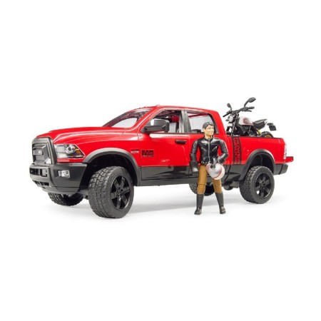 RAM SUV with Ducati motorcycle-1