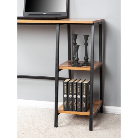 Computer Tokyo table, 900 × 450 × 750 mm, color of oak van / metal-3