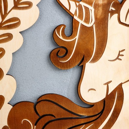Wall panel "unicorn" 40 x 40 cm-1