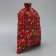 Bag gift canvas "New Year's cage", snowflakes, 20 x 30 cm +/- 1.5 cm, New Year