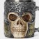 A stainless steel mug “Skull with a sword. Halloween ", 400 ml, silver color