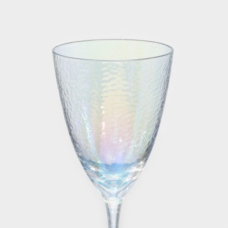 Glass glass for the wine Magistro "Pearls", 400 ml, pearly color-3