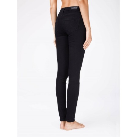 Women's jeans modeling CONTE ELEGANT SKINNY, size XS, black color-1