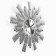 Watching clock, series: openwork, "limen", smooth move, d-50.5 cm, dial 15.5 cm