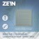 Ventilation grate Zein Lux RM1212C, 125 x 125 mm, with a grid, metal, gray