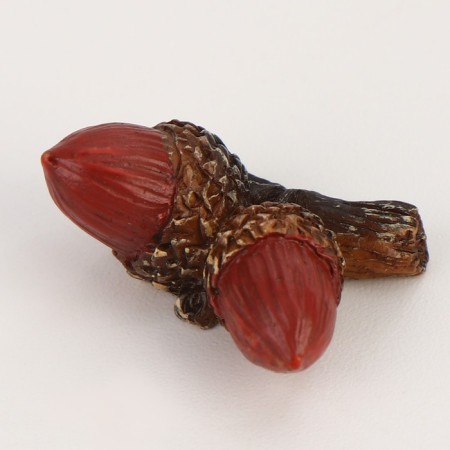 Miniature Puppet "acorns", set of 3 pcs., Size 1 pc. - 1.5 × 2 × 1 cm