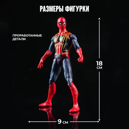 Game set "Avengers. Spider-Man with claws »13x15 cm-4