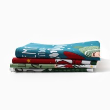 A set of kitchen towels of the Dolyan “Time of Warm A hiring”, 35x60 cm-4pcs, 100% cotton, 160 g/m2