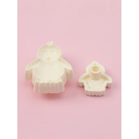 Printing for the test and mastic of the Penguin, set 2 pcs, plastic, dairy-1