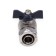 Ballic Aqualink, Pn 10, 1/2 "x 20 mm, internal thread/ts, butterfly, nickel.