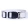 Collar with backlight double strip size m, Osh 40-48 x 2.5 cm, 3 glow modes White