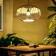 Ceiling light from Rotan "Pearl" 1x120W, E27, 40x40x25 cm