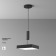 Technical C032CL-45W4K-SQ-B, LED, 45W ceiling lamp, 45W, 40x40x6 cm, 3010lm, black color is black