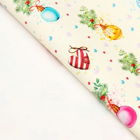 Glossy packaging paper "Balls", 50 x 70 cm-2