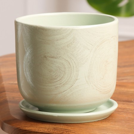 Flower Orion Green Pot