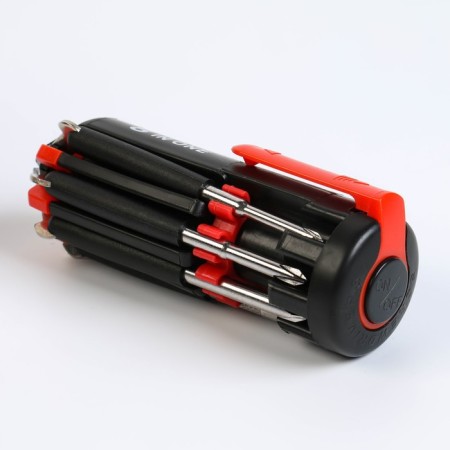 The lantern is multifunctional, multitul 8 in 1 "Master for all hands", 6led, 7 screwdrivers, 4x10 cm-1