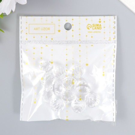 Set of decor for creativity plastic "Crystal suspension" set of 20 g 1.6x1.5x1.5 cm-3