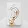 Set of earrings and cafs 4 pcs “Tenderness” composition, color gold