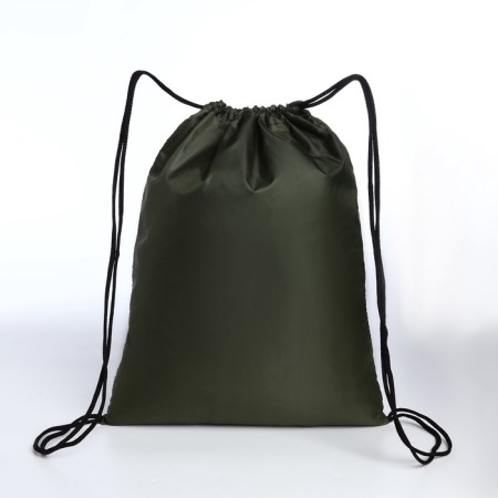 A bag for shoes on a lace, "ZFTS", a reflective strip, khaki color-1