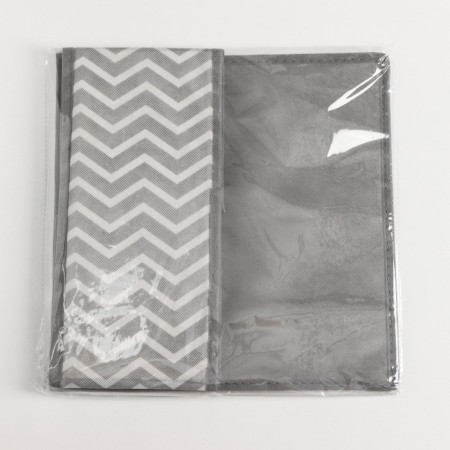 Storage box "Simetro", 29 × 29 × 13 cm, color gray color-2