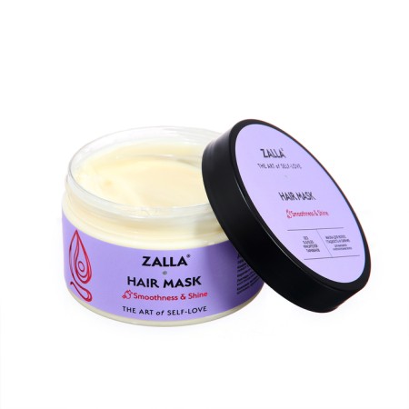 Hair mask ZALLA "Smoothness and radiance", 250 ml-1