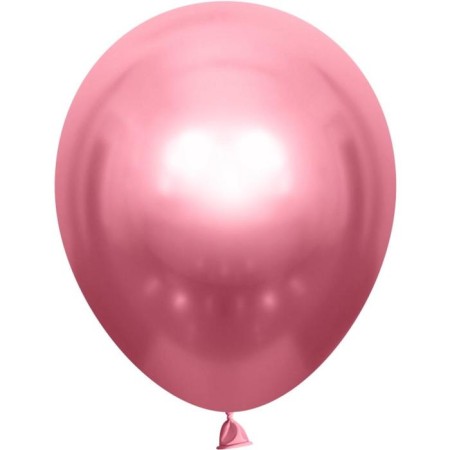 Latex ball 12 ", chrome pink, set of 50 pcs.