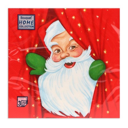 New Year's napkins Paper Home Collection Classic "New Year's performance", 3 layers, 33x33 cm, 20 pcs-2