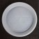 Plastic disposable dessert, d = 16.5 cm, white color